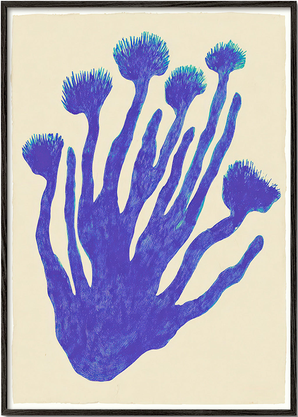 Botanický plakát Indigo Coral