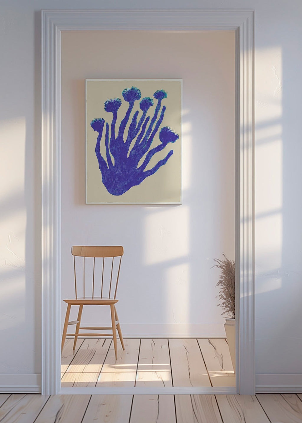 Botanický plakát Indigo Coral