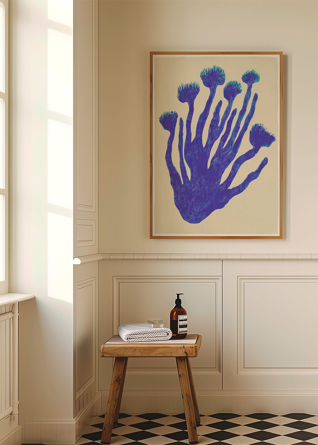 Botanický plakát Indigo Coral