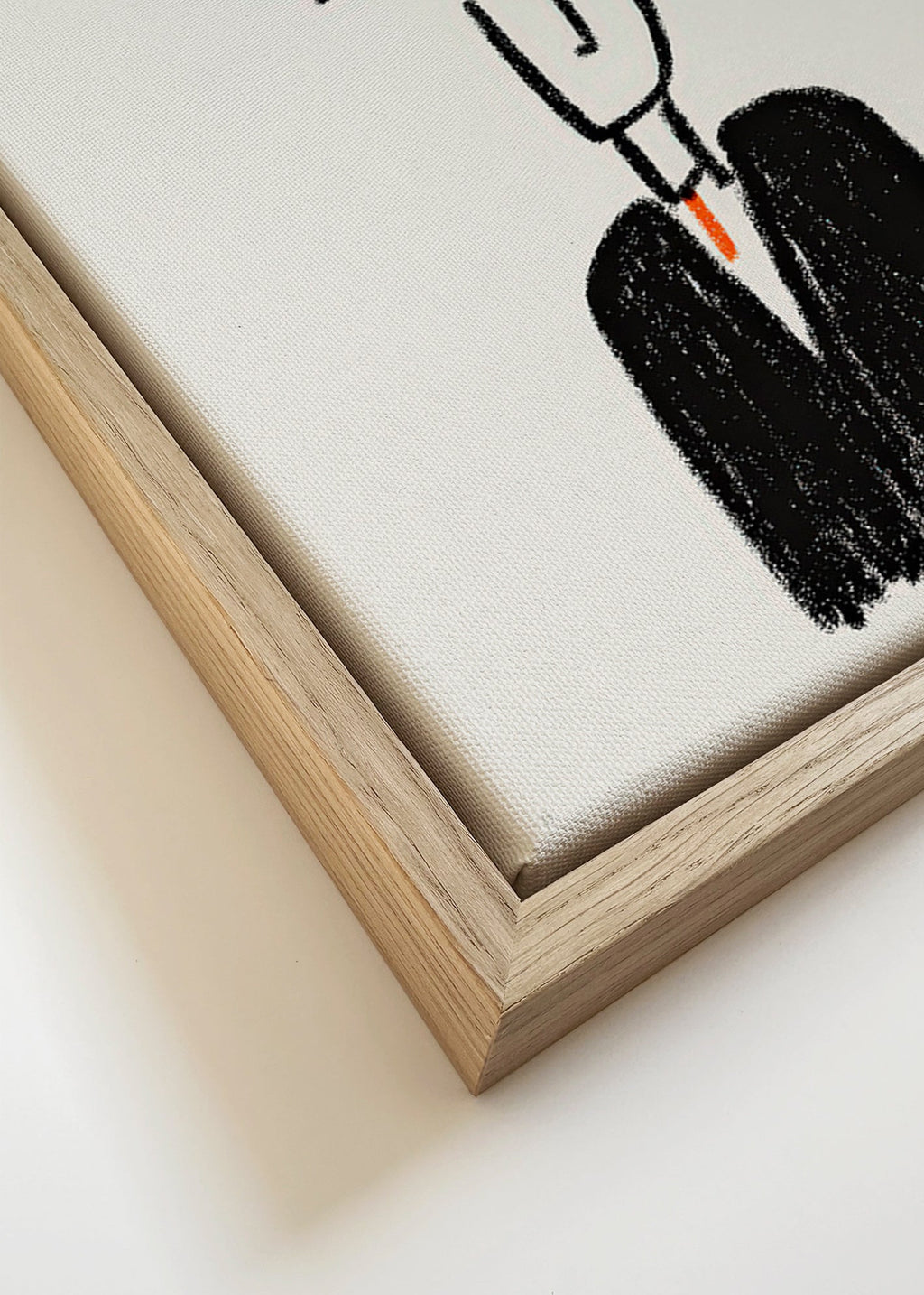 Minimalistická ilustrace postavy s kouřem