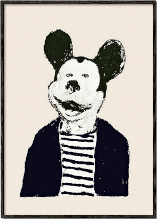 Ilustrace myši gentleman