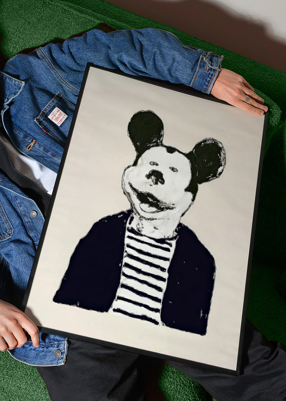 Ilustrace myši gentleman