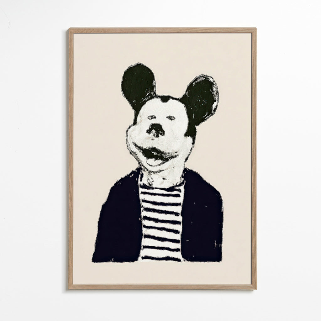 Ilustrace myši gentleman