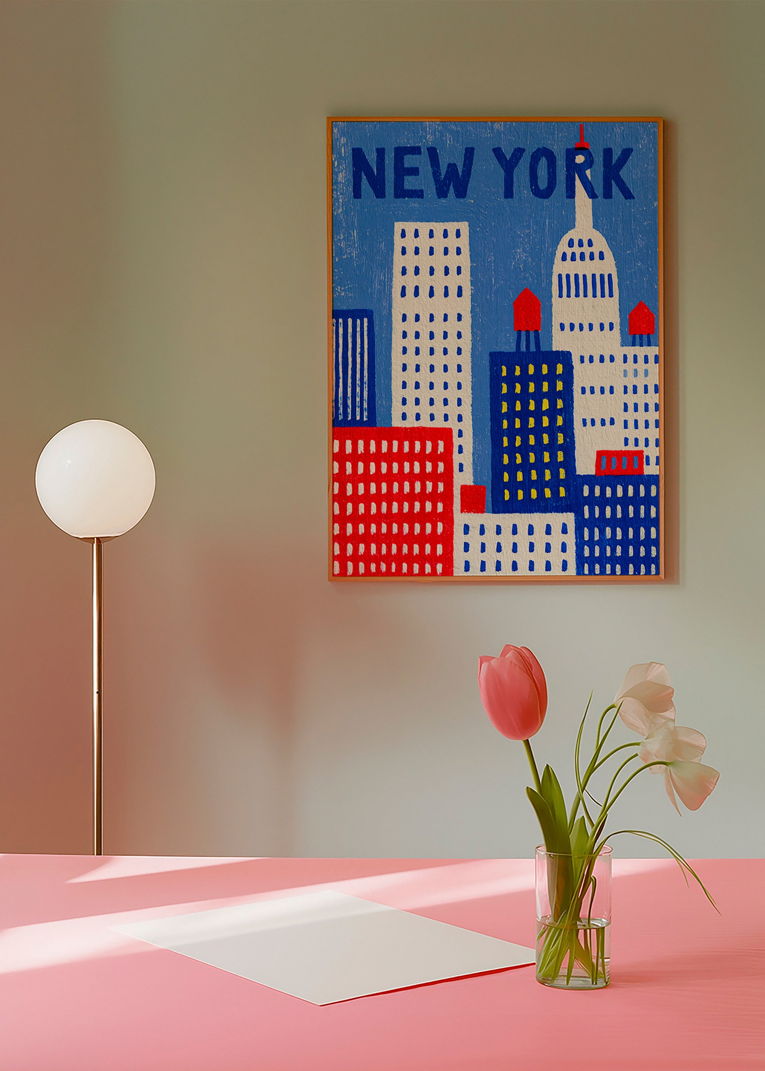 Městské umění New York ilustrace
