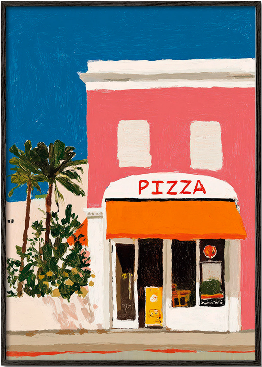 Obraz do kuchyně fasáda pizzerie