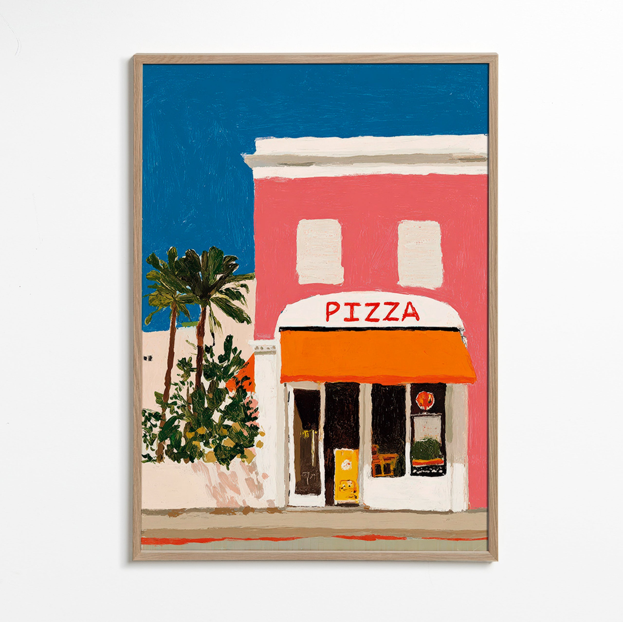 Obraz do kuchyně fasáda pizzerie