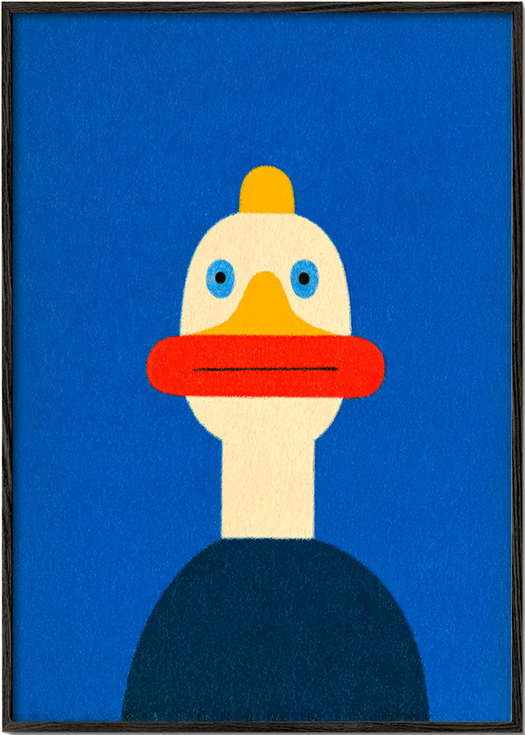 Obraz modrá kachna ilustrace