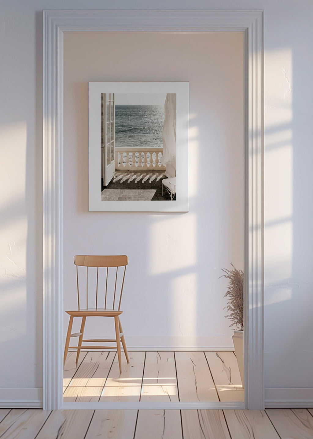 Krajinářské umění: balkon s výhledem na moře