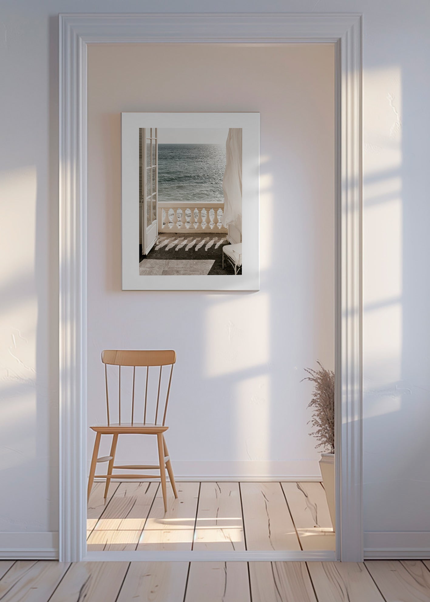 Krajinářské umění: balkon s výhledem na moře