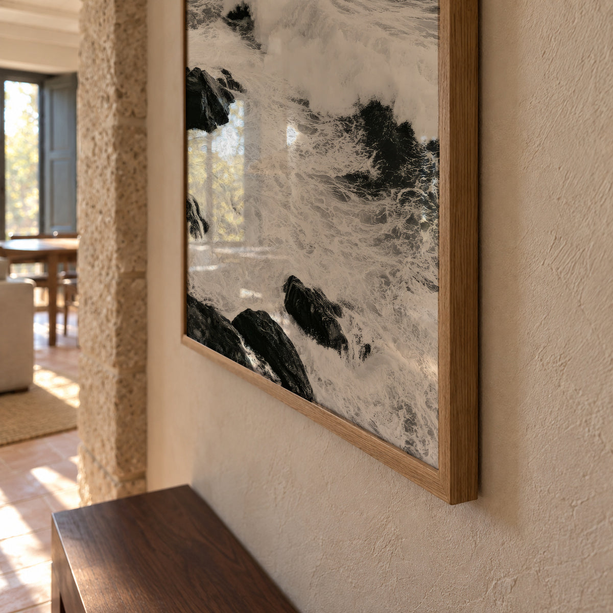 Coastal Storm - Framed poster detail