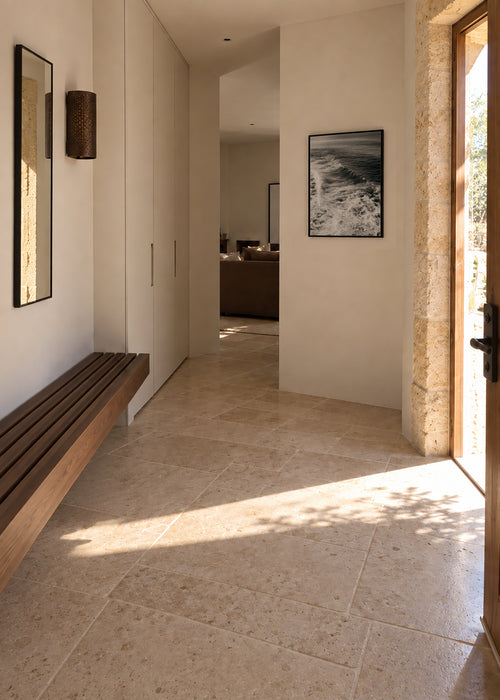 Ocean Wake - Framed poster in an interior