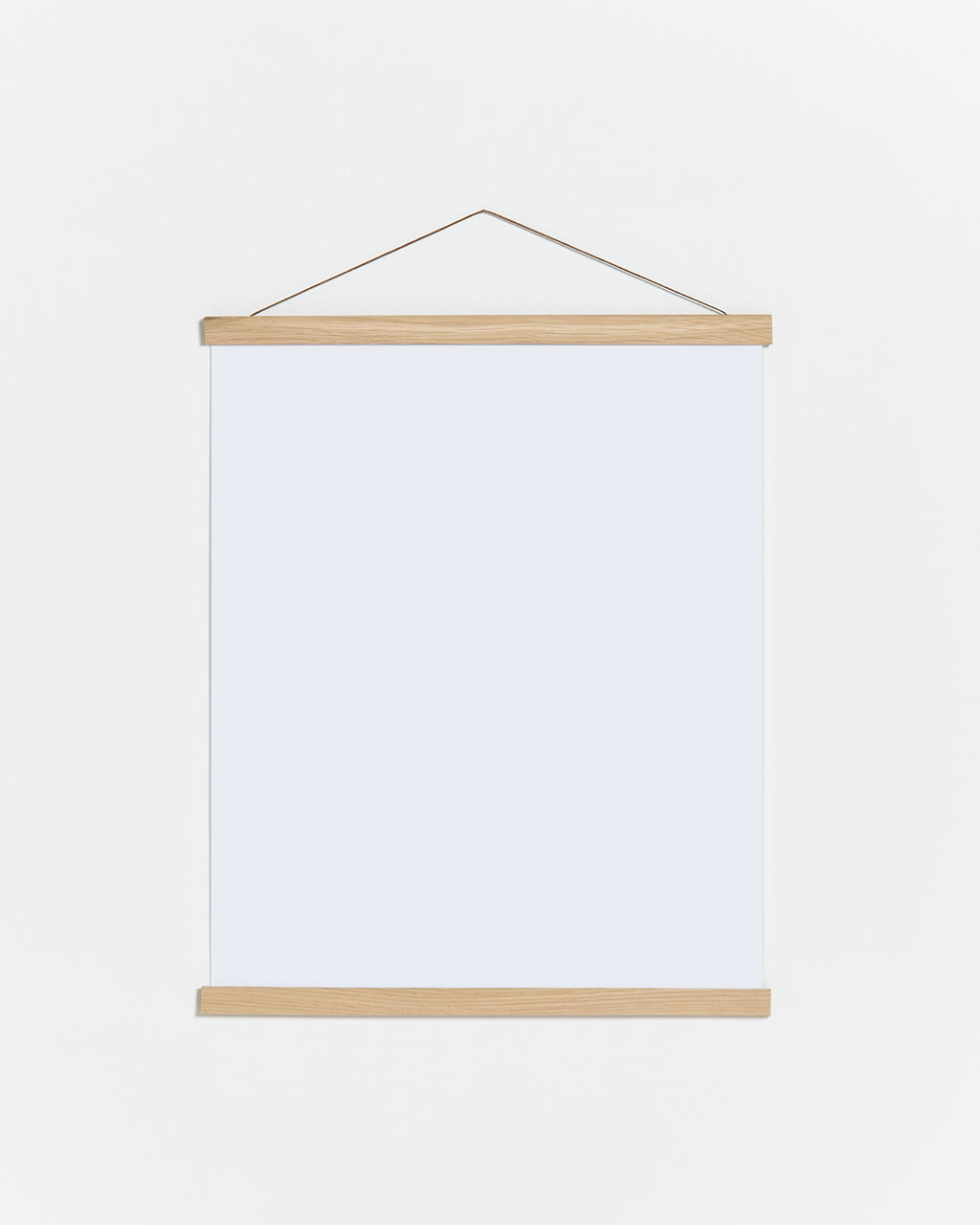 Colgador para póster de 70cm de madera y color roble