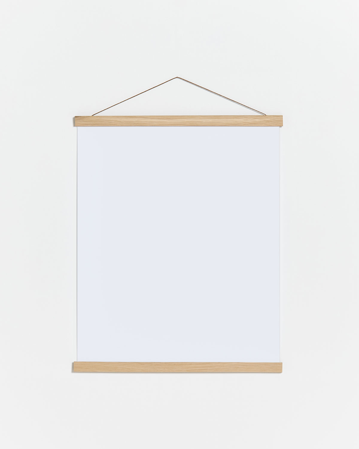 Colgador para póster de 70cm de madera y color roble