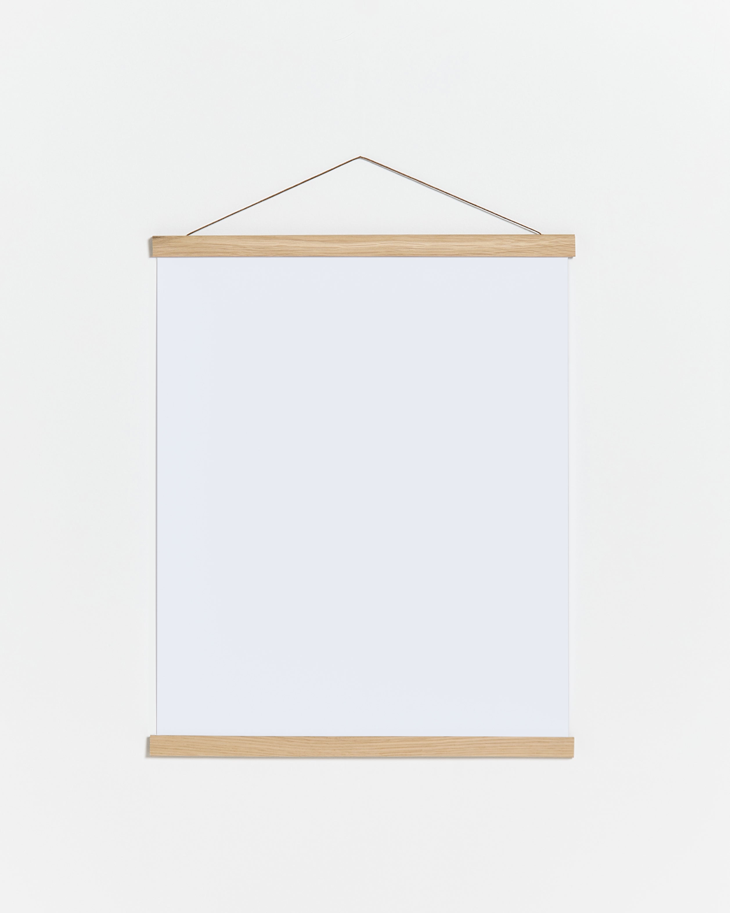 Colgador para póster de 40cm de madera y color roble